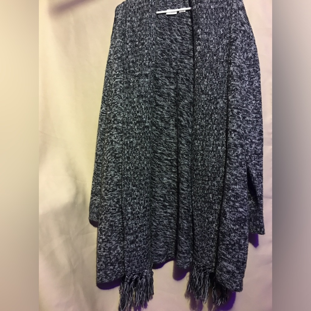 LONG CARDIGAN OVERSIZED WITH FRINGE